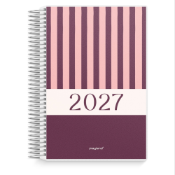 Mayland Dagkalender m/4 illu. PP-plast 2027 FSC Mix