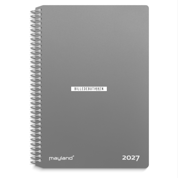 Mayland Ugekalender tv�rformat gr� PP-plast 2027 FSC Mix