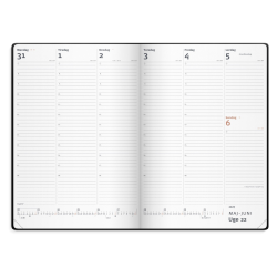 Mayland City Diplomat ugekalender sort vinyl 2027 FSC Mix