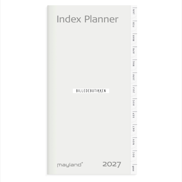 Mayland Index Planner m�nedskalender REFILL 2027 FSC Mix
