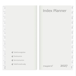 Index Planner m�nedskalender REFILL + tlf.reg. 2027 FSC Mix