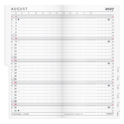 Index Planner m�nedskalender REFILL + tlf.reg. 2027 FSC Mix