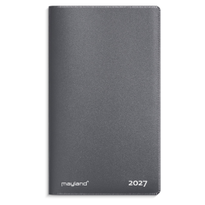 Mayland Index Planner mini m�rkegr� PP-plast 2027 FSC Mix