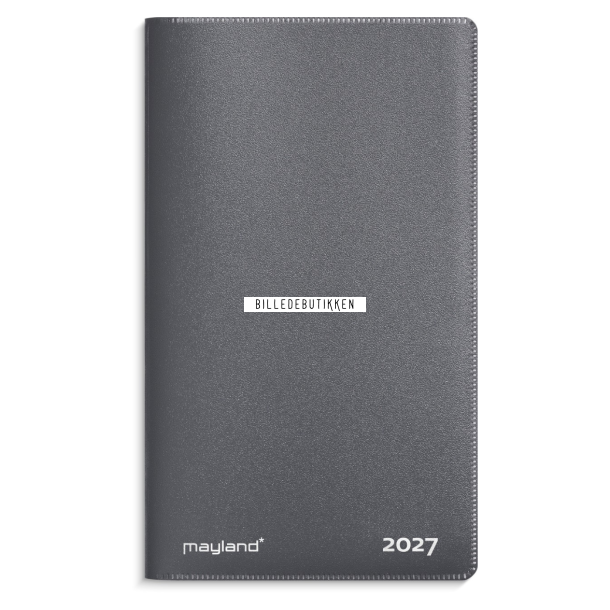 Mayland Index Planner mini m�rkegr� PP-plast 2027 FSC Mix