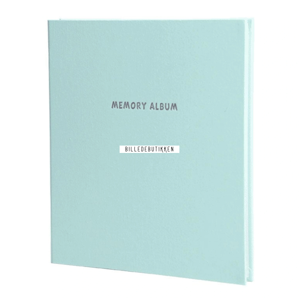 Fotoalbum Memory - 20 Kl�bende Sider - 23,5x27cm - Gr�n