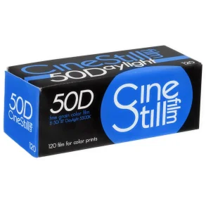 Cinestill 50D 120 Farvenegativ