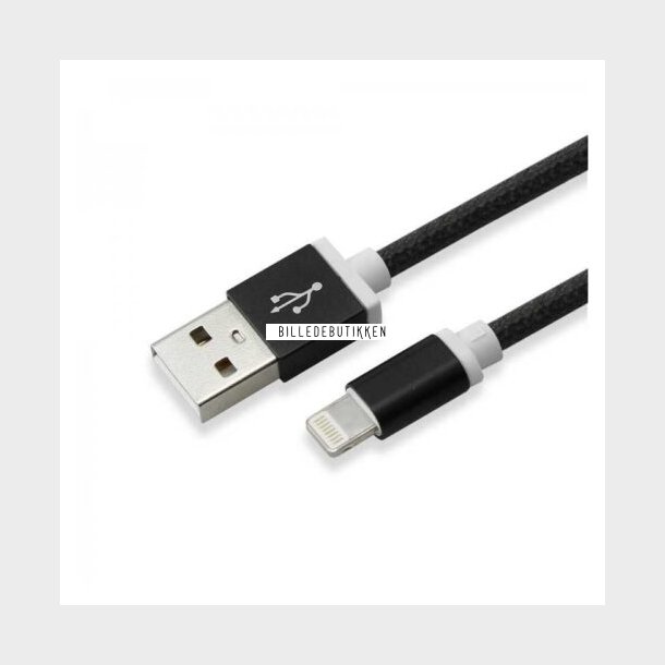 SBOX iPhone USB Sort 1,5m
