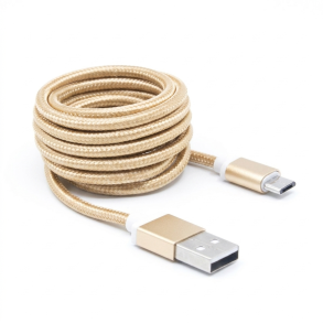 SBOX Micro USB Kabel 1,5m Gold