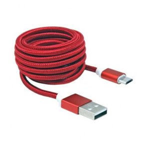 SBOX Micro USB Kabel 1,5m R�d