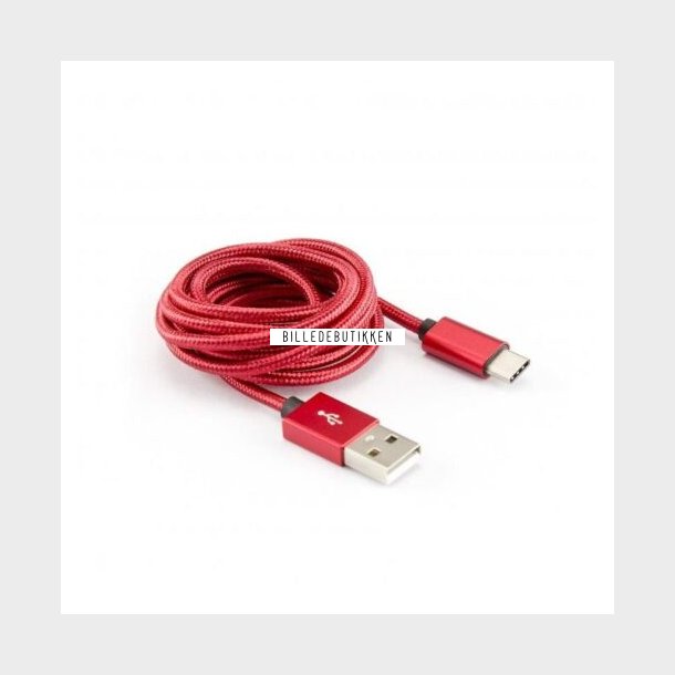 SBOX USB-C Kabel 1,5m R�d
