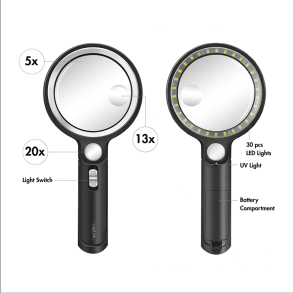 LogiLink LED LUP 5X & 13X & 20X