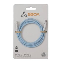 SBOX USB-C-C Kabel 1m Bl� 60W