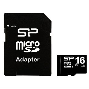 Silicon microSDHC 16GB USH-1