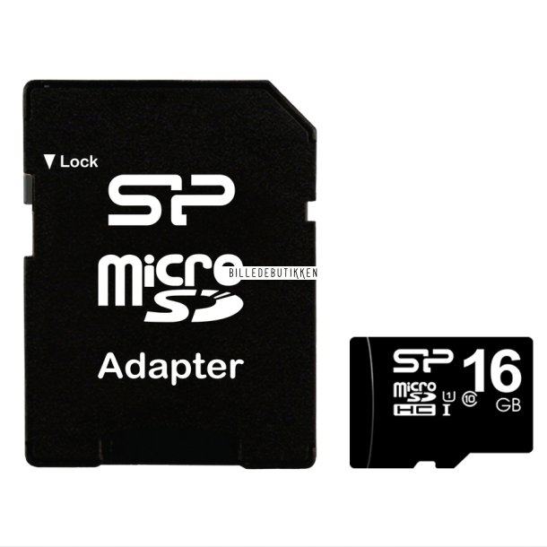 Silicon microSDHC 16GB USH-1