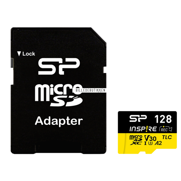 Silicon Inspire microSDXC A2 128GB inkl. adapter