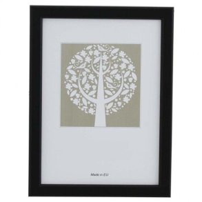 SLIM TR� SORT 13X18CM Refleksfri